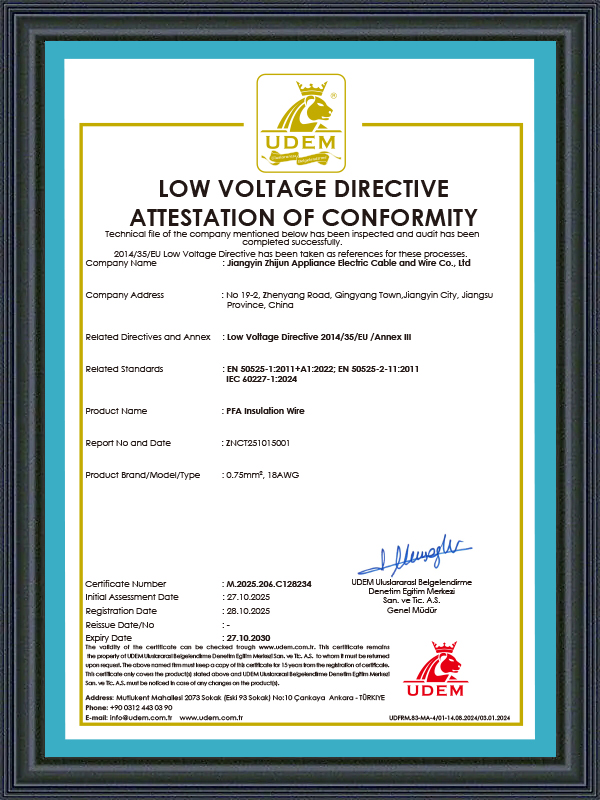 Jiangyin Zhijun Appliance Electric Cable and Wire Co., Ltd